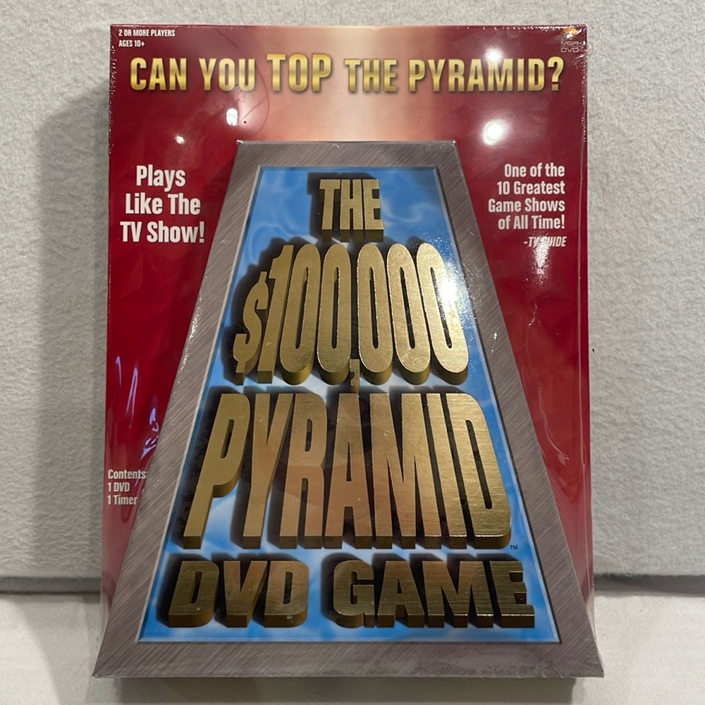 The $100,000 Pyramid DVD Game NEW! Can You Top The Pyramid Sealed!